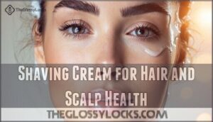 shaving cream for hair and scalp health
