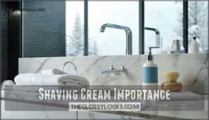 shaving cream importance