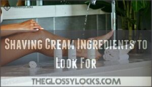 shaving cream ingredients to look for