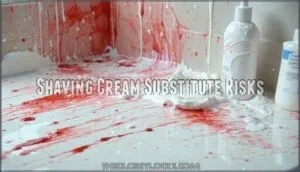 shaving cream substitute risks