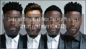shaving different face shapes