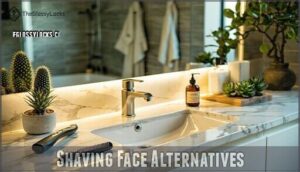 shaving face alternatives