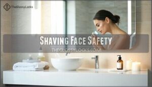 shaving face safety
