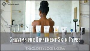 shaving for different skin types