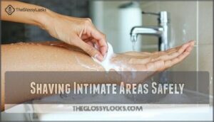 shaving intimate areas safely
