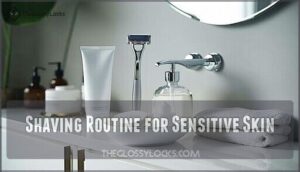 shaving routine for sensitive skin