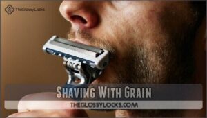 shaving with grain