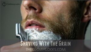 shaving with the grain