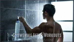 showering after workouts