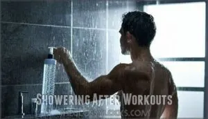 showering after workouts