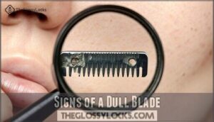 signs of a dull blade