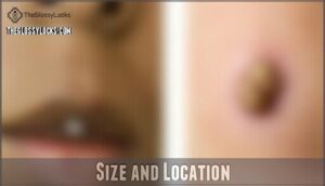 size and location