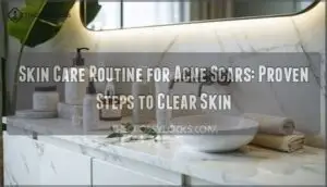 skin care routine for acne scars
