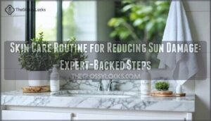 skin care routine for reducing sun damage