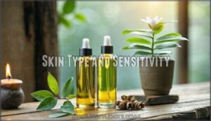 skin type and sensitivity