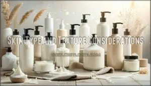skin type and texture considerations