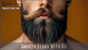smooth beard with oil