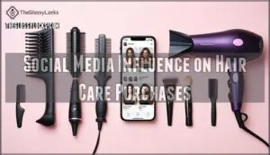 social media influence on hair care purchases