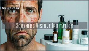 soothing visible irritation