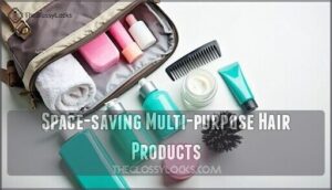 space-saving multi-purpose hair products