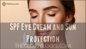 spf eye cream and sun protection