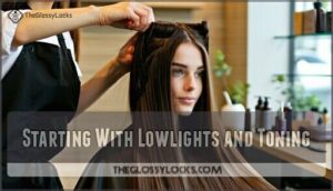 starting with lowlights and toning