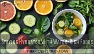 staying hydrated with water-rich foods