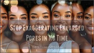 stop exaggerating enlarged pores in no time