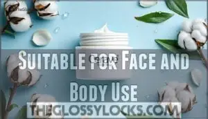 suitable for face and body use
