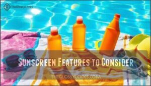 sunscreen features to consider