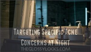 targeting specific acne concerns at night