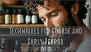 techniques for coarse and curly beards
