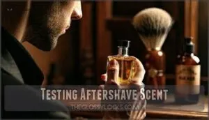 testing aftershave scent