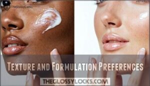 texture and formulation preferences