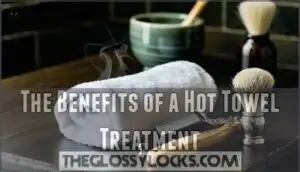 the benefits of a hot towel treatment