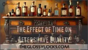 the effect of time on aftershave quality