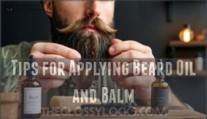 tips for applying beard oil and balm