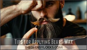 tips for applying beard wax