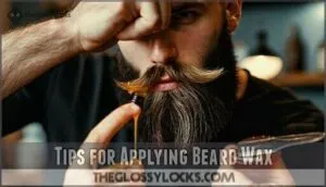 tips for applying beard wax