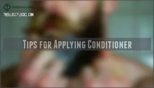 tips for applying conditioner tips for applying conditioner