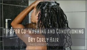 tips for co-washing and conditioning dry curly hair