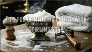 tips for optimizing lather with stirling soap