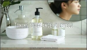 toning to balance ph levels
