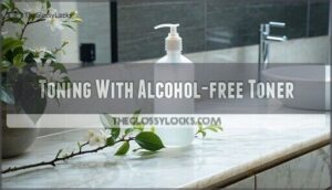 toning with alcohol-free toner