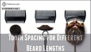 tooth spacing for different beard lengths