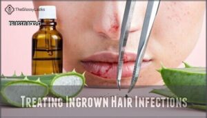treating ingrown hair infections