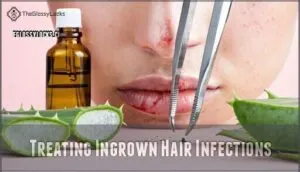 treating ingrown hair infections