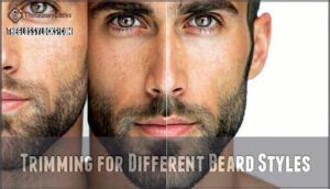trimming for different beard styles trimming for different beard styles