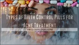 types of birth control pills for acne treatment