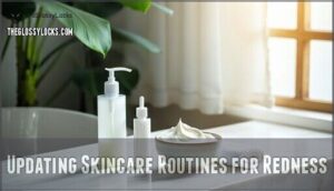 updating skincare routines for redness